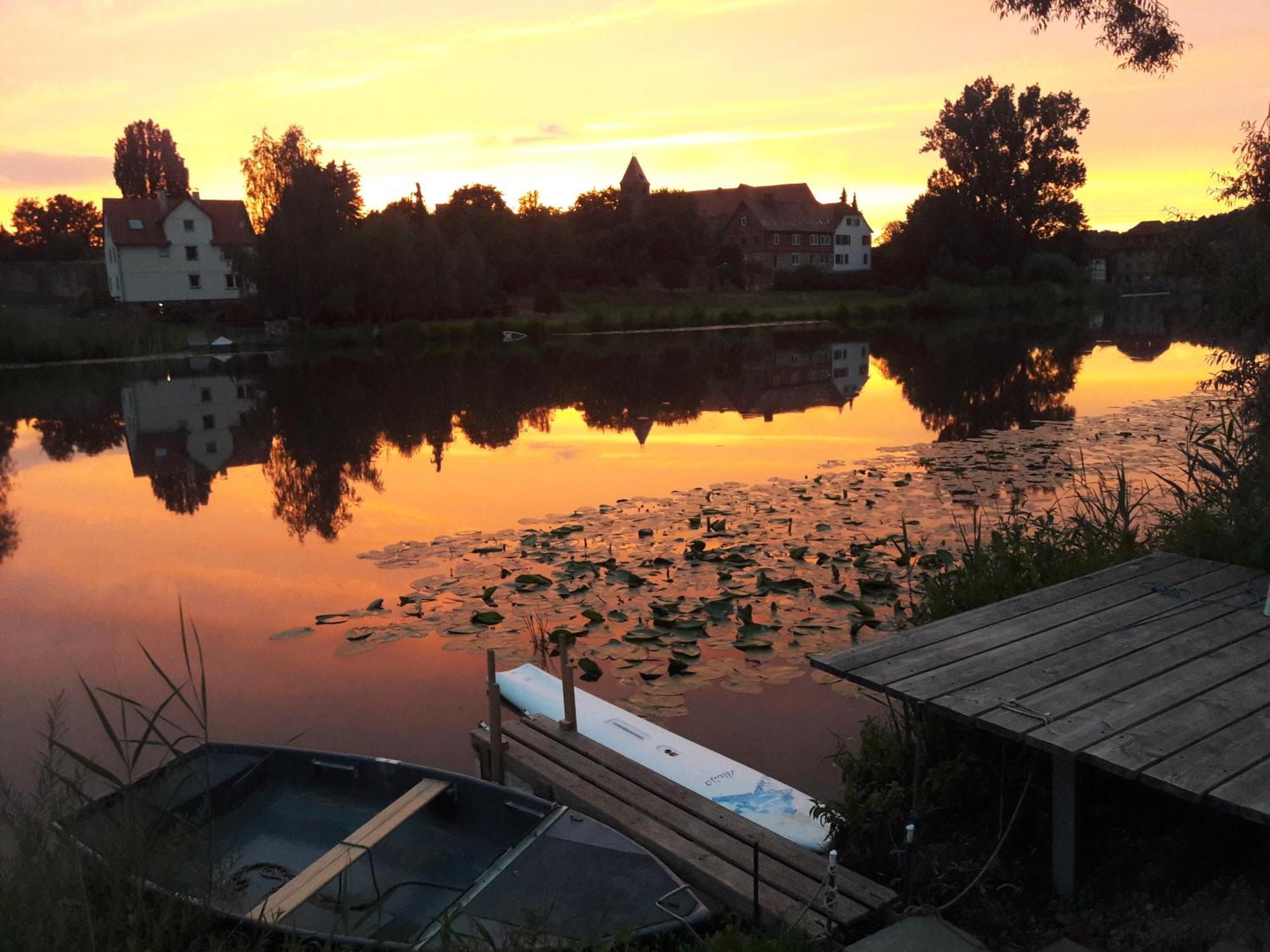 Ferienwohnungen Schiffstatt Guxhagen Esterno foto